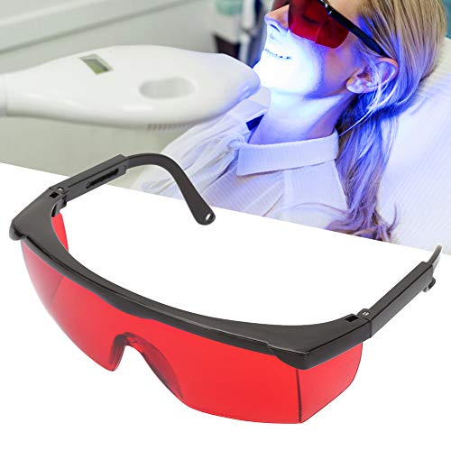 Laser Beschermende Glazen, Draagbare PC Oog Laser Bescherming Glazen Laser Veiligheid Alle Directie Anti Laser Glazen voor Haar Verwijdering Blauw Licht UV Desinfectie(Rood) 4