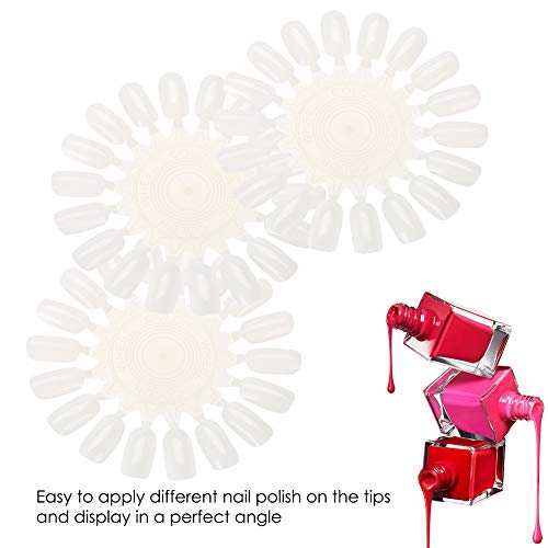 10 stuks Nagelstand, Nail Polish Gel Pallets Nail Art Practice Card Valse Nail Display Tips voor huishoudens en Salon 3