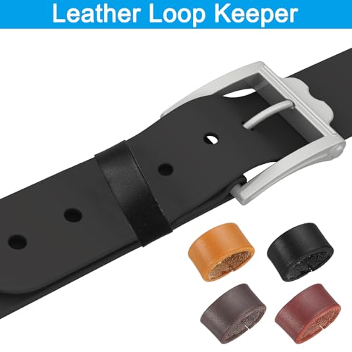 Leather Loop Keeper, Leather Loops Belt Keeper Loops Reinainer Strops Replacement 4