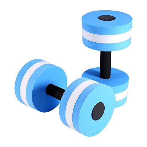dus Oefening Dumbells, EVA Water Aerobics Dumbbell Aquatic Barbell Aqua Fitness Zwembad Oefening 4