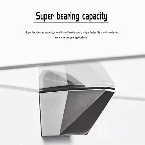 2 st. Verstelbare glazen plateau Bracket Glazen Bracket Vis Spout Clip voor schuren 3 tot 20mm Dikke, Badkamer Hakhaken 3