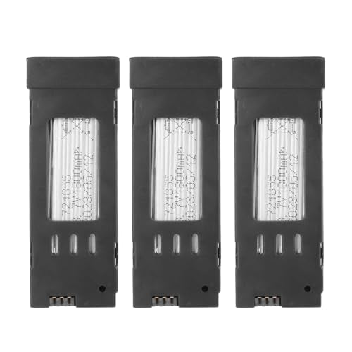 3-Pack 1800mAh 3,7V LiPo vervangingsaccu met hoge capaciteit voor E58 E68 JY109 998Pro RC Drone, Afstandsbediening UAV Batterij RC Drone Batterij