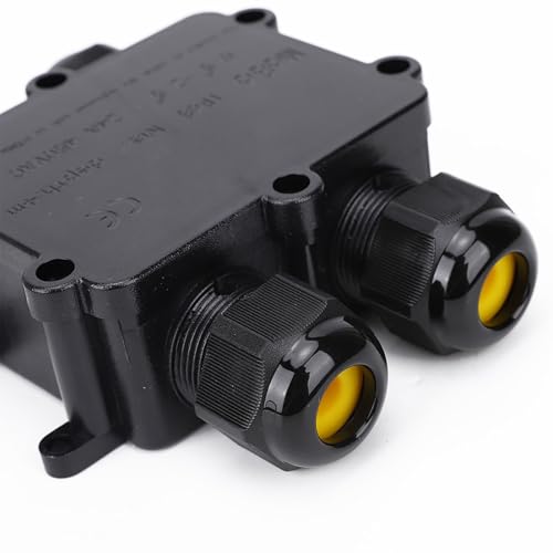 IP68 kunststof waterdichte aansluitdoos, M686 buitenkabel 4 weg H type elektrische aansluitdoos, voor waterdichte buitenapparatuur, straatverlichting, begraven verlichting 3