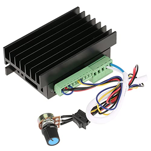 BLDC Motor Driver, WS55-220 DC 48V 500W 3 Fase Motor Driver High Speed CNC Brushless Spindle BLDC Motor Driver Controller, Motor Speed Controllers 4