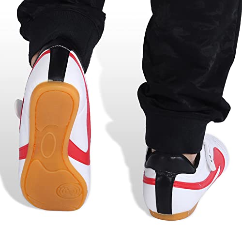 Kung Fu Schoenen, PU leder, Unisex, Sport, Lichtgewicht Schoen, Taekwondo, Boksen, TaiChi Schoenen, Oxford Sole Sports Sneakers