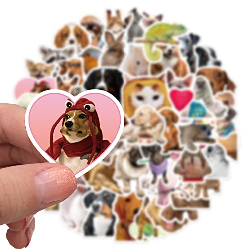 Grappige Animal Sticker Set Stickers Kinderen Tieners 50 stuks Dieren Waterdicht Vinyl Decals Laptop Skateboard Kofferhelm Autofiets mobiele telefoon Motorrijwiel Bike Scrapbook Cadeaudagboek 3