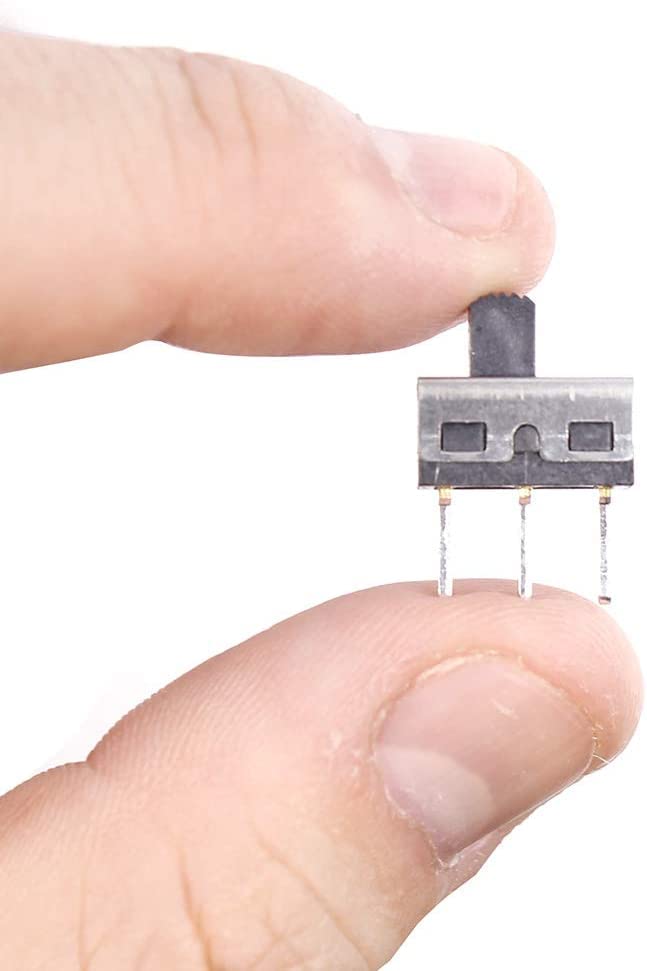 Arduino Mini Diaschakelaar, 30 stuks, printplaat, DIY 3 Pin, 2 Positie, Paneelschakelaar, Verticale Diaschakelaar, 1P2T SPDT Solder Switch, AC 125V 2A, 5mm 3
