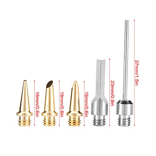 5Pcs Gas Solderen Solderen Strijkijzer Tips Elektrische schuim Cutter Solderen Accessoires