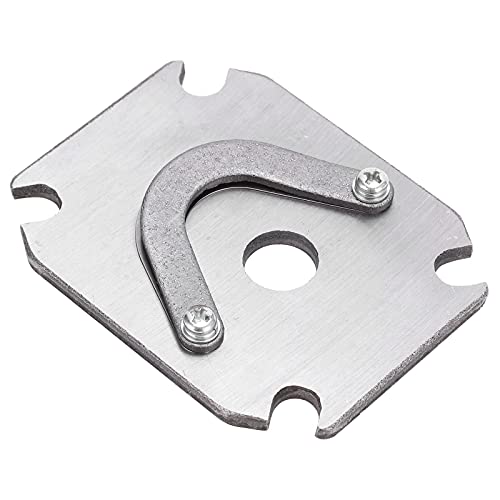 Cast Iron Sheet, Air Compressor Valve Plate, Cast Iron Valve Plate, 1Pc Cast Iron Metal Part Accessoire Vervangingsset 3/8in 48x72mm 1P 2.5P 3P 4P 5