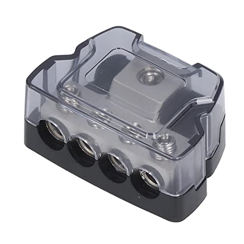 4 Way Power Distribution Block, Versterker Fuse Holder Earth Divider Splitter Auto Audio Versterker Voertuig Elektronica Accessoires