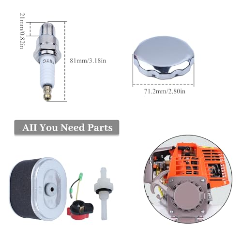 Air Filter Tank Cap Joint Filter Switch Tune Up Kit voor Honda GX160 GX200 GX 160 200 5.5HP 6.5HP Gasoline Engine Generator