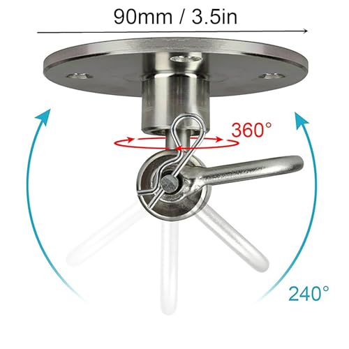 Bokszakhanger RVS Draaiketting Boksaccessoire voor Thuisgymtraining 3