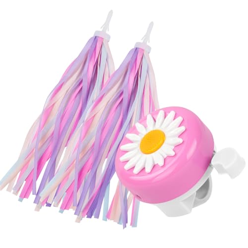 Fietsbel voor kinderen, Leuke fiets Bell for Boys and Girls, Clear and Melodic Sound, Mini Bells for Kids (pakket van 8)