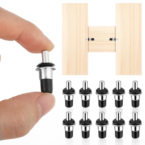 Spring geladen metalen Ring Reparatie Pennen, 10 st Plastic Blinds, Kabinet Deur Reparatie Pins Reserve Pins voor Kabinet Meubilair Planken