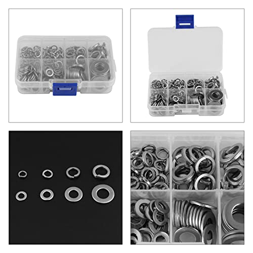 200st RVS platte wasmachine & veer wasmachine slot gereedschapskist M5 M6 M8 M10 met doos 4