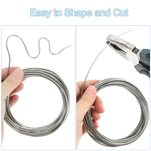 99,995% hoge zuiverheid zinkdraad, kaliber 12 draad zuiver zink 2mm zachte draadkralen wetenschappelijk experiment laboratoriumgereedschap zinkdraad (16 voet/rol), 4 rollen 4