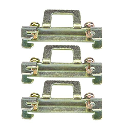10 stuks vaste klem bevestigen klem Clip voor 35mm DIN Rail 10 stuks vaste klem (Metal 11 Model)