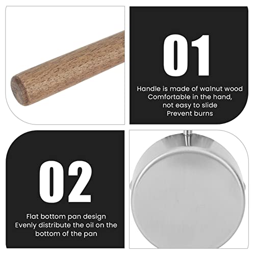 Roestvrij staal Kleine saucepan voor gesmolten boter, Mini Saucepan roestvrij staal Saucepan, Boterverwarmer, Melkverwarmer, 200ML Saucepan