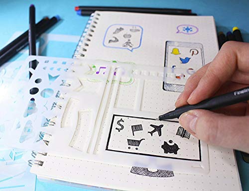 Fineliner Kleurpotloden set 0.4mm Fine Line Sketch Tekenstiften Diverse Kleuren, Fineliners Gekleurde Pennen voor Bullet Journal Planner Kleurplaten Kunst Projecten 5