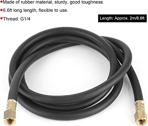 Inert gas slang Argon Stikstof gecomprimeerde luchtslang 1/4 Inch gelaste verbinding Nut(2m) 3