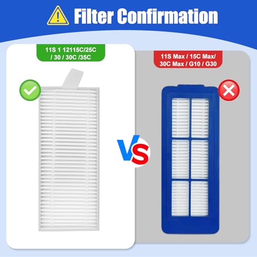 Roller Side Borstel Filter Kit voor Bagotte BG600 BG700 BG800 Robot Stofzuiger Vervanging Kit 3