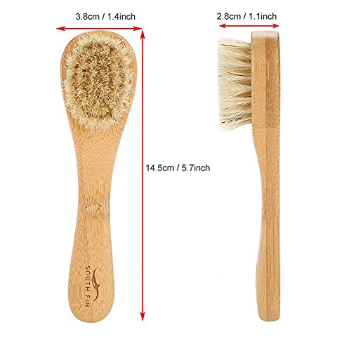 Handmatige tandenborstel - Houten handvat, Dry Brush voor het reinigen van huid, gezichtsreiniging borstel, Peeling, huidborstel, gereedschap 5