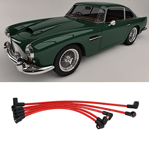5st 8mm Bouging Wire, Red Silicone Ignition Leaders HT Leads Spark Plug Plug Kabels voor MGB 1800cc Modellen 3