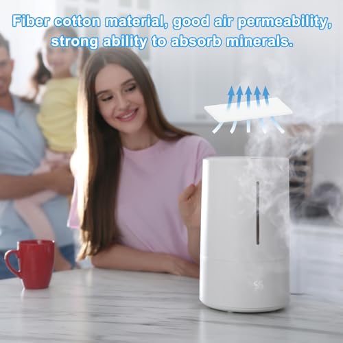 Aroma Pads, 24Pcs Vervochtiger Vervangingsfilter Parfum Diffuser Pad voor onderhoud Geurluchtzuiveraar, Wit (4,5 x 2,8cm) 3