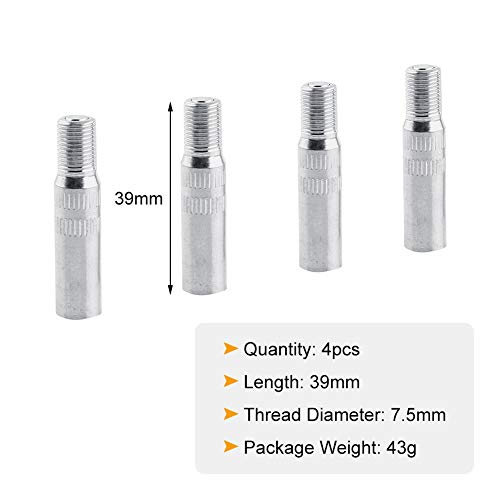 Ventielextensie Autoklep Ventilator uitbreiding 39mm x 7.5mm Car Valve uitbreiding voor auto, vrachtwagen, Van, Caravan 5