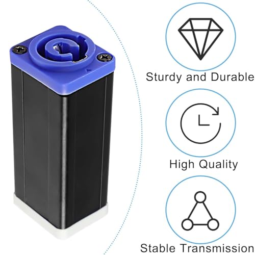 Powercon naar Powercon connector voor Powercon, ingangsconnector voor Powercon Male naar Powercon Vrouwelijke Output Connector, voor Speaker Extension Cable voor Powercon 5