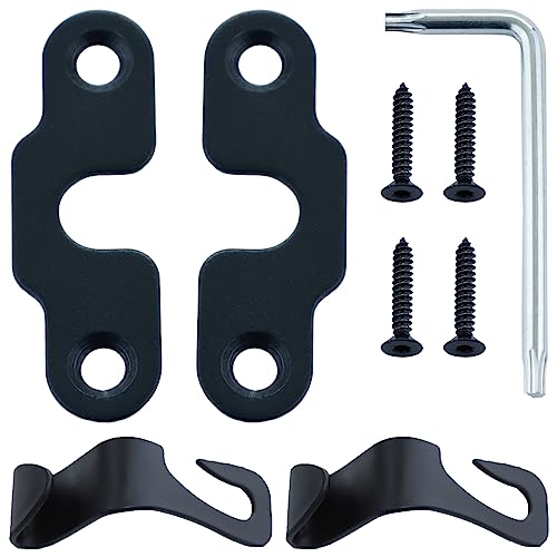 Verpakking van 2 Jeep Wrangler JK 2018/Wrangler 2018-2022 Gladiator 2020-2022 Aluminium Visor Clip voor Jeep Wrangler JK 2018-2022