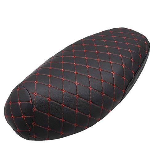 Motorfiets scooter bromfiets Seat Cover, 3D Non-Slip Faux Lederen Sun Proof Elektrische Batterij Motorfiets Seat Cover Pad