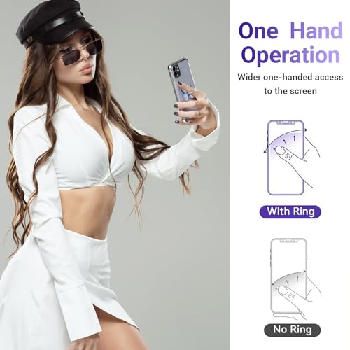 3 stuks mobiel Telefoon Ring Stand, Leuke vlinder geschilderd patroon, metalen vingerstandaard, 360 graden rotatie, Ring houder Grip met knoop Loop Compatibel met alle smartphones 3