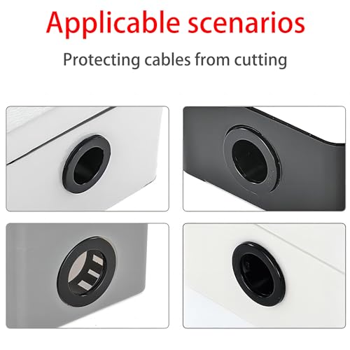 Verpakking van 20 Kabelgaten Covers, Plastic Tubes, Snap Bushings, Montage Diameter 10 mm, Tule Bescherming, Elektrische geleider Sealing Ring 5