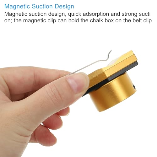 Biljart Magnetische Chalk houder, Ronde Aluminium Pool Biljart Cue Chalk Tip Case met riem Clip voor Snooker Sport Accessoires, Goud Zwart 4