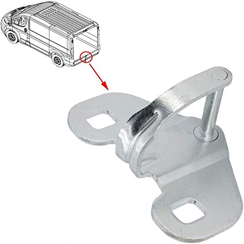 Bottom Deur Catch 1369006080 1345736080, Metal Rear Bottom Bottom Deur Catch Striker Lower Keyboard voor Ducato 2006-2014 Bereik (Zilver) 5