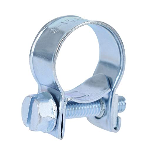 30Stuks roestvrij staal Mini brandstofinjectie slangklemmen verstelbare buis slang Clip Tube Clamps Assortiment Kit (1/4 5/16 3/8) 4