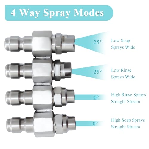 Hoge druk slang Nozzle druk Washer Nozzle Accessoires 3