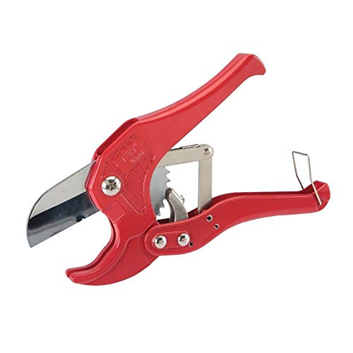 Plastic Tube Cutter BE-TOOLPlastic/Vinyl Tube Cutter 42mm/1.6 Inch Cutting Heavy Tube and Tube Cutter 1-5/8inch/42mm Gereedschappen voor PVC CPVC PEX PE PPR Rood