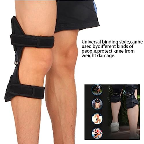 Versterkte kniesteun met zijstabilisatoren en pads voor wandelen, klimmen, hurken, ondersteuning voor osteoartritis van de knie 5