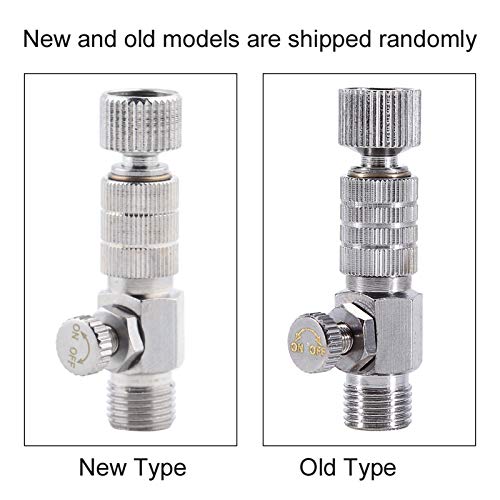 Airbrush connector quick release adapter voor aansluiting met airbrush luchtstroom regelventiel 1/8 inch 3