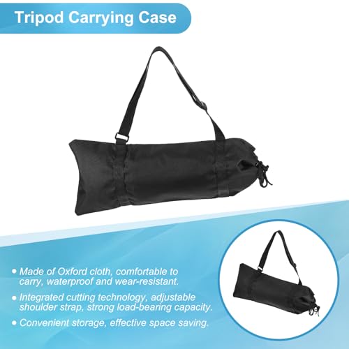 Tripod Carry Bag, Nylon gewatteerde Tripod tas met handgrepen voor Light Stand Tripod Fotografie Accessoires, Zwart 4