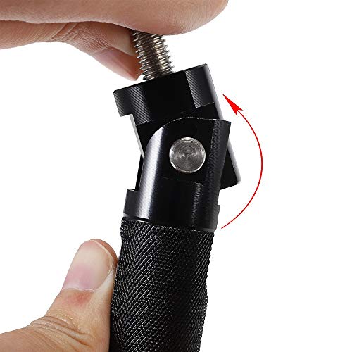 8mm Bolts voetpedaal CNC Universele motorfiets Opvouwbare voetsteun Pedaal Opvouwbare voetsteunen Voetsteun Vervanging voor R1 R6 R125 R3 R25 MT07 MT-07 MT09 3