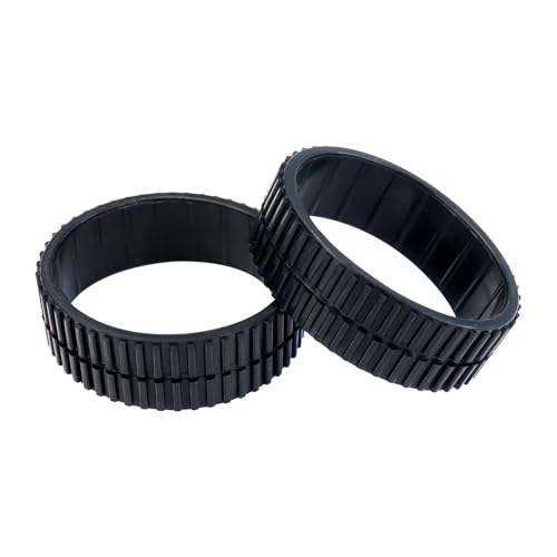 2PCS Rubber Wielen Banden Vervanging voor iRobot Braava 380T, 390T, 375T, 380, 390, 320, 321, Mint Plus 5200, 4200 Robot Cleaner Onderdelen