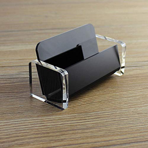 Business Card houder Acryl Plastic kaarthouder voor Bureau Kantoor Collectie - Zwart