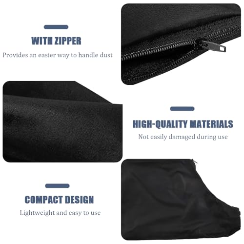 4 st. Black Planer Stofzak, verstelbare standaard stof verzamelaar zakken met rits lichtgewicht Miter Zag stofdicht Muis Sander Stofzak voor aluminiumzaag 255 3