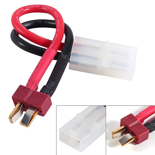 Deans Style T Plug Man naar grote vrouwelijke connectoradapter 14AGW Zachte siliconekabel 3