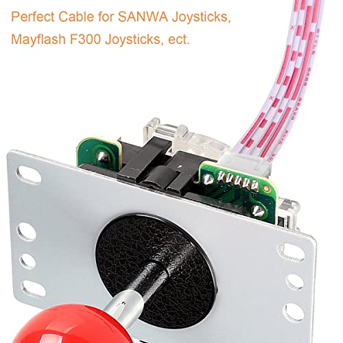 5Pin Cable voor Mayflash F300 Joystick voor SANWA Joystick, JST XH 2.54mm 0.1" Pitch Vrouw naar Vrouwelijke Connector Adapter voor Zero Delay USB Encoder, 20cm, 20PCS 4