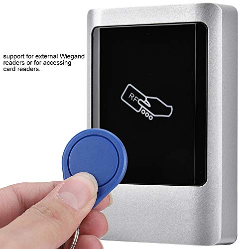 Access Control Card Reader, RFID Reader Access Control voor externe deuren Smartcard IP65 Waterdichte Metalen Access Controller met Touch Screen Ondersteuning voor 1000 gebruikers(ID) 5