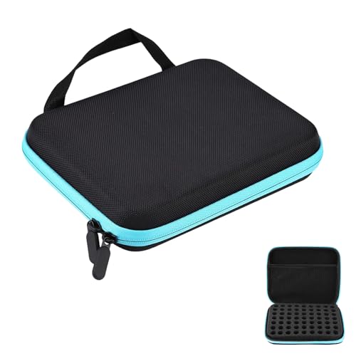 63 compartimenten voor het opslaan van etherische oliën, geschikt voor 1-2ml essentiële olieflessen, globuli zak kan essentiële olie flessen en nagellak flessen op te slaan